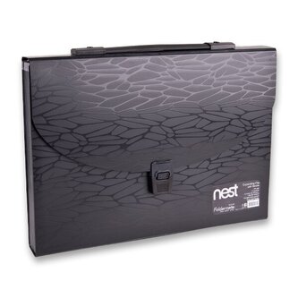 Aktovka na dokumenty FolderMate Nest 330 x 235 x 35 mm - černá