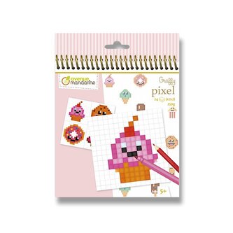 Omalovánky Avenue Mandarine Graffy Pixel - Kawai sladkosti