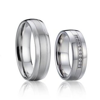 AN1015 AN1015 Snubní prsteny chirurgická ocel - pár