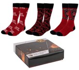 Set 3 párů pánských ponožek House of Dragon|Rod draka: Znaky a nápisy (velikost EU 40-46)