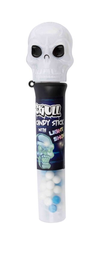 Skull Candy Stick with Light Show / 12 ks