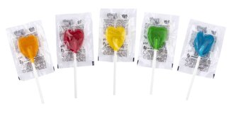 HEARTY TOC - lízátko srdíčkové / 200 ks