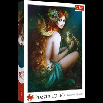 Puzzle 1000 Przyjaciółka smoków TREFL