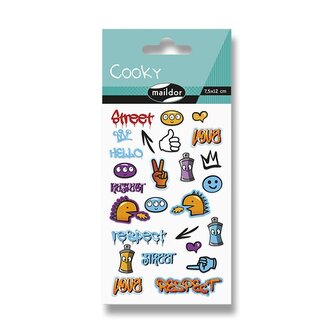 Samolepky Maildor 3D Cooky - Graffiti