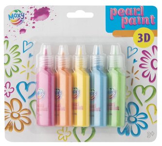 Perleťové barvy, 5 x 25 ml - neonové
