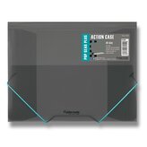 Tříchlopňové desky s gumou FolderMate Pop Gear Plus, A4 - kouřová