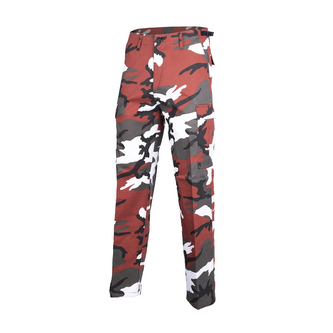Kalhoty Mil-Tec BDU Ranger - red-camo, S