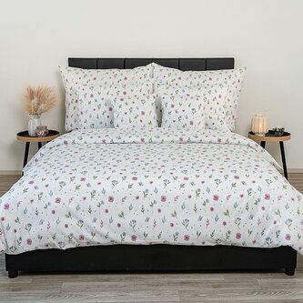 Francouzské prodloužené krepové povlečení 240x220, 70x90cm Letní louka