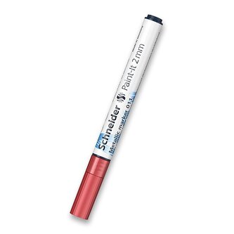Metalický popisovač Schneider Paint-It 011 - červený