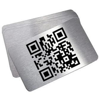 DD0001-QR Nerezová dveřní tabulka s laserovou QR kódu