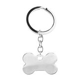OPT1053 Ocelový přívěšek na klíče - kost - zvířátka
