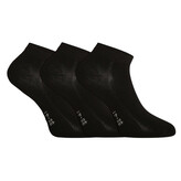 3PACK ponožky Gino bambusové černé (82005) L