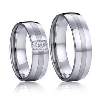 AN1031 AN1031 Snubní prsteny chirurgická ocel - pár