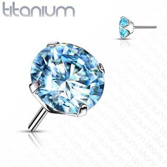 TIT1148Q-030 Kamínek k PUSH IN piercing do nosu TITAN