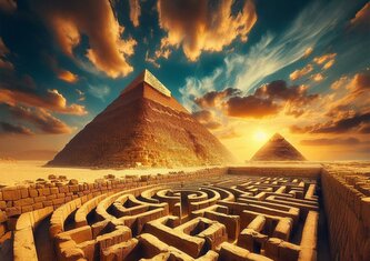 ART PUZZLE Puzzle Egyptské pyramidy 1000 dílků
