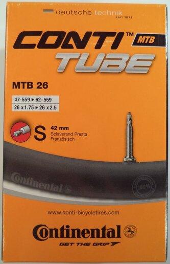 duše Continental MTB 26 (47-559/62-559) FV/60mm