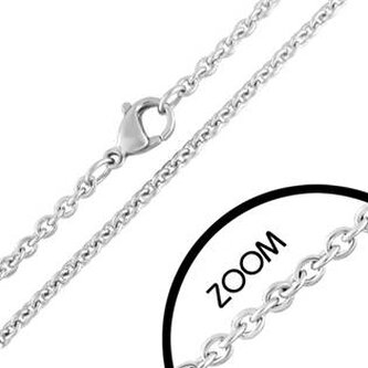 OPE1098-030-50 Ocelový řetízek šíře 3 mm