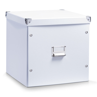 ZELLER Box pro skladování barva bílá 35 l