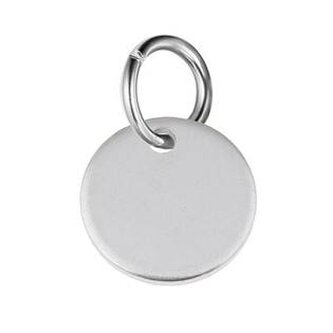 OPP1710 Ocelový přívěšek - kolečko malé