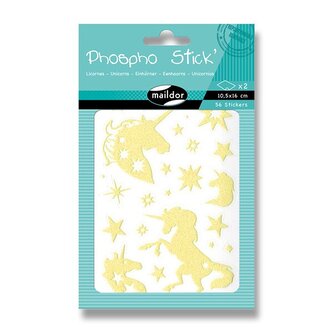 Samolepky Maildor Initial Phospho - Jednorožci