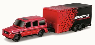 MAISTO 11368-24 Mercedes Benz G Class+Car Trail 1:64