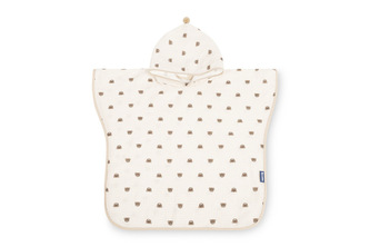 PONCZO KĄPIELOWE MUŚLIN MISIE BEŻOWY