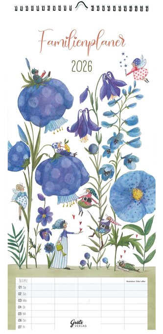 Familienplaner Akelei 2025