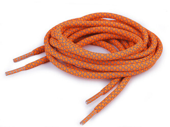 Reflexní tkaničky do bot, tenisek, mikin délka 130 cm - 50 ks - 2 oranžová
