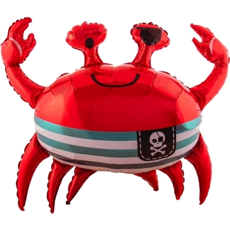 Fóliový balonek pirátský krab – 93 x 75 cm