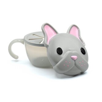 Miska na svačinu s cestovním víčkem 210 ml - Buldoček