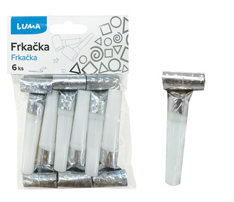 Frkačka 6ks holografická STŘÍBRNÁ LUMA
