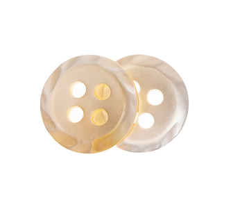 Knoflík - sada 6 ks - Perleťová - průměr 10 mm