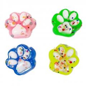 Kocia Łapka Brokat 7x6,5cm mix