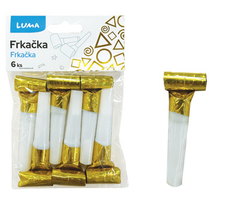 Frkačka 6ks holografická ZLATÁ LUMA