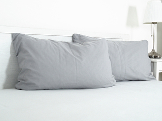 B.E.S. - Petrovice, s.r.o. Povlak na visco polštář bavlna popelín 45x75 cm - šedá