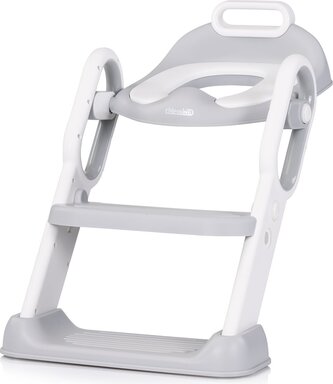 CHIPOLINO Záchodové prkénko se žebříkem Flippy Grey