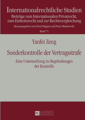 Sonderkontrolle der Vertragsstrafe