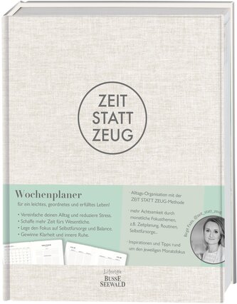 Zeit statt Zeug: Wochenplaner