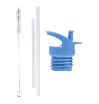 A Little Lovely Company - uzávěr, kartáček a brčko k nerezové lahvi - piráti