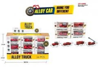 Auto metalowe 36szt