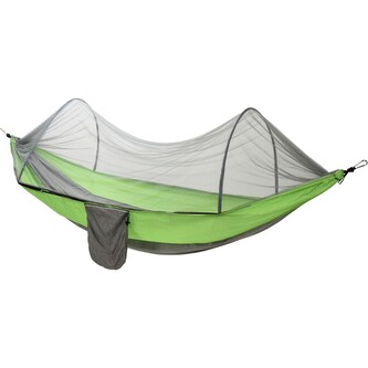 Síť houpací s moskytiérou zelená