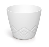 Květináč ARECO 29,5 cm - barva: bílá