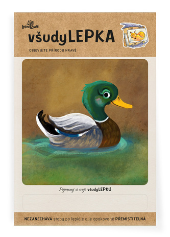 Lesní svět všudyLEPKA vel. 1 -003 - Kačer