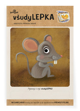 Lesní svět všudyLEPKA vel. 1 -009 - Myš