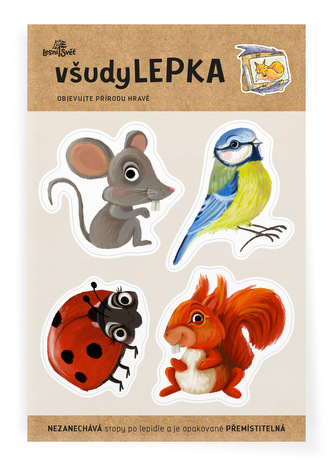 Lesní svět všudyLEPKA vel. 1 -028 - Mix barevný