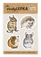 Lesní svět všudyLEPKA vel. 1 -030 - Drobní mazlíčci