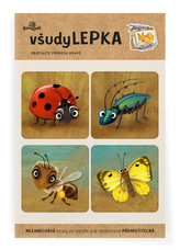 Lesní svět všudyLEPKA vel. 1 -016 - Mix hmyz