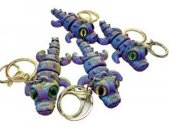 Brelok 3D krokodyl MIX