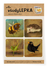 Lesní svět všudyLEPKA vel. 1 -011 - Mix na louce