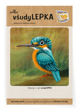 Lesní svět všudyLEPKA vel. 1 -006 - Ledňáček